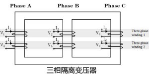 三相隔离变压器