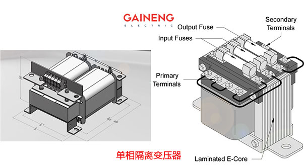 单相隔离变压器