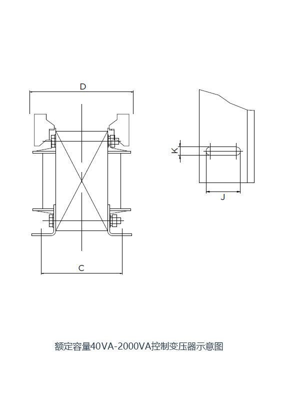 40VA-3000VA BK系列控制变压器|BK控制变压器